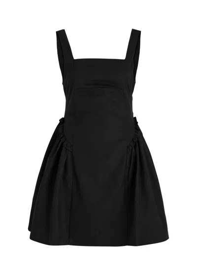 Sister Jane Lyrical Woven Mini Dress In Black