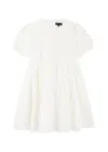 SISTER JANE SISTER JANE NANA BOW-EMBELLISHED COTTON-BLEND MINI DRESS