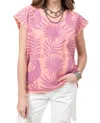 Sister Mary Gabriela Top In Coral In Multi