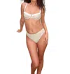 Sister Swim Bry Bottom In Taupe White In White