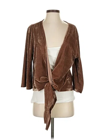 Pre-owned Sisterhood Kimono In Brown