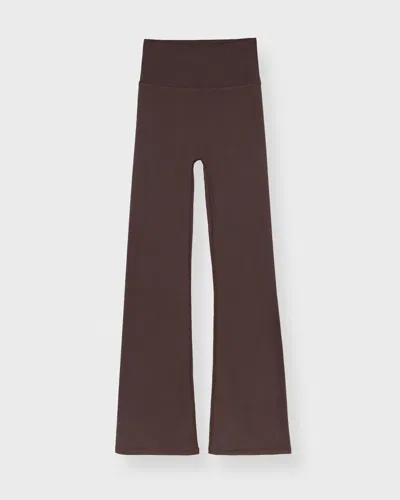 Sisterly Tribe Leggings Softsculpt Flared Leggings Regular In Brown