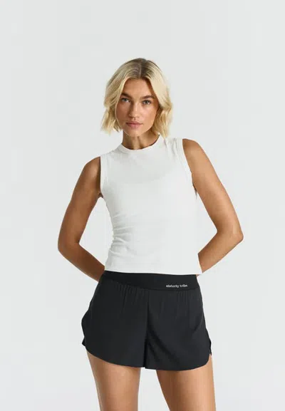 Sisterly Tribe Soft Cotton Tank Top In Off White