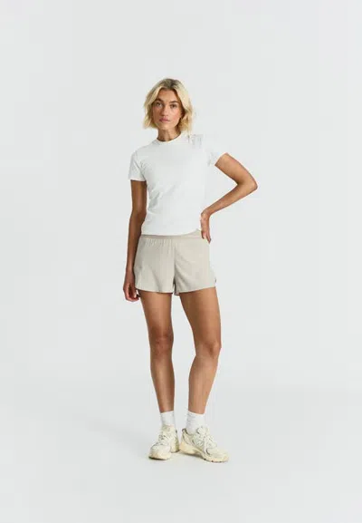 Sisterly Tribe Softflow Shorts In Neutral