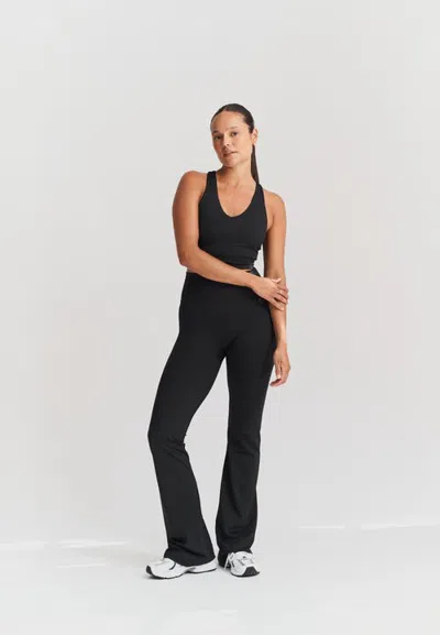 Sisterly Tribe Softsculpt Flared Leggings In Blue