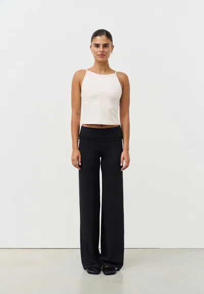Sisterly Tribe Softsculpt High Neck Top In Marshmallow