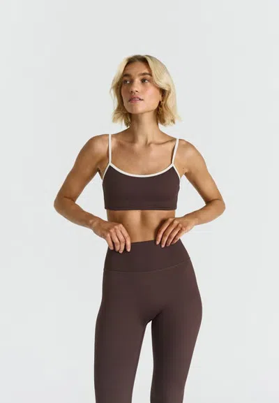 Sisterly Tribe Softsculpt Studio Bra In Brown