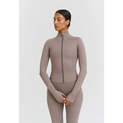 Sisterly Tribe Softsculpt Zip Jacket In Neutral