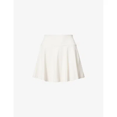 Sisterly Tribe Womens Off White Softsculpt Stretch-jersey Tennis Skirt In Multi