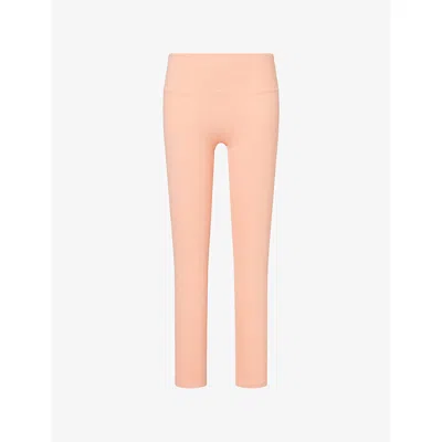 Sisterly Tribe Womens Softsculpt Full-length Workout Leggings Peach
