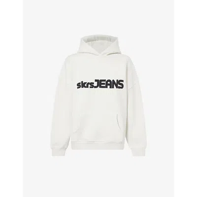Sisters & Seekers Branded Oversized Cotton-blend Hoody In Off-white