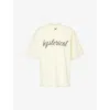 Sisters & Seekers Hysterical Oversized Cotton-jersey T-shirt In Pale Yellow
