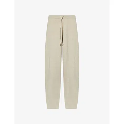 Sisters & Seekers Womens Husk Seekers Wide-leg Knitted Trousers In Brown