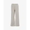 Sisters & Seekers Womens Trademark Two-slip-pockets Wide-leg High-rise Cotton-blend Jogging Bottoms Bleeker In Bleeker