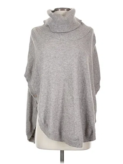 Pre-owned Sisters Long Sleeve Top Gray Turtleneck Tops