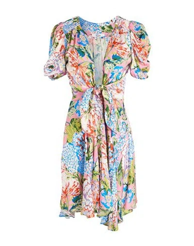Sisters Woman Mini Dress Pink Size 6 Viscose