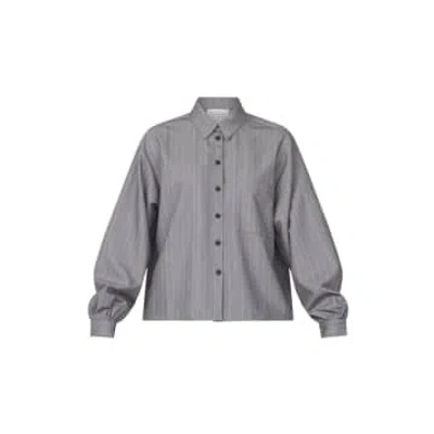 Sisterspoint Verin Pinstriped Shirt In Grey