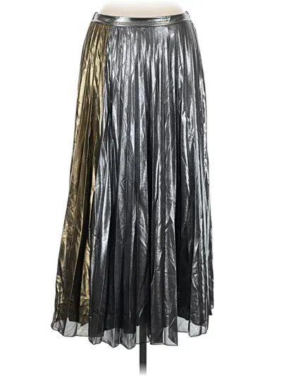 Pre-owned Siste's Formal Skirt In Silver