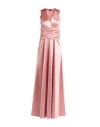 Siste's Gold Capsule Woman Maxi Dress Pink Size L Polyester, Elastane