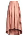 Siste's Gold Capsule Woman Maxi Skirt Blush Size L Polyester In Pink