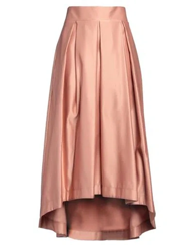 Siste's Gold Capsule Woman Maxi Skirt Blush Size L Polyester In Pink