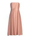 Siste's Gold Capsule Woman Midi Dress Antique Rose Size L Polyester In Pink
