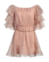 Siste's Gold Capsule Woman Mini Dress Blush Size L Polyester In Pink