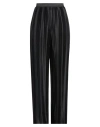 Siste's Gold Capsule Woman Pants Black Size L Polyester, Elastane In Black