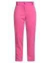 Siste's Gold Capsule Woman Pants Fuchsia Size L Polyester, Viscose, Elastane In Pink