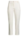 Siste's Gold Capsule Woman Pants Ivory Size L Polyester, Viscose, Elastane In White