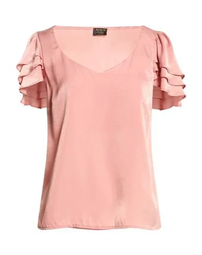 Siste's Gold Capsule Woman Top Blush Size S Polyester In Pink