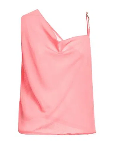 Siste's Gold Capsule Woman Top Coral Size L Polyester In Pink