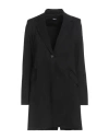 Siste's Woman Blazer Black Size L Viscose, Nylon, Elastane In Black
