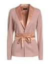 Siste's Woman Blazer Blush Size L Viscose, Nylon, Polyester In Pink
