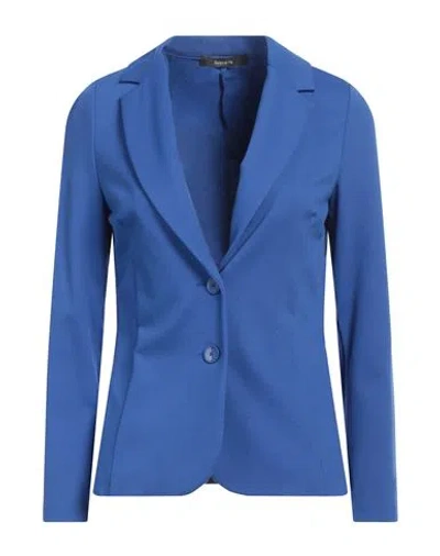 Siste's Woman Blazer Light Blue Size L Viscose, Polyamide, Elastane