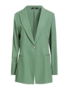 Siste's Woman Blazer Sage Green Size M Polyester, Elastane In Green