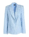 Siste's Woman Blazer Sky Blue Size L Polyester