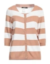 Siste's Woman Cardigan White Size M/l Viscose, Polyamide In White