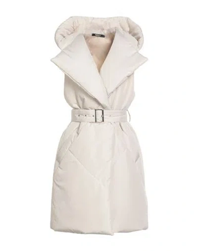 Siste's Woman Coat Cream Size S Polyester In White