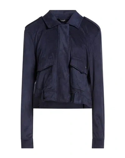 Siste's Woman Jacket Midnight Blue Size Xl Polyester, Elastane In Multi