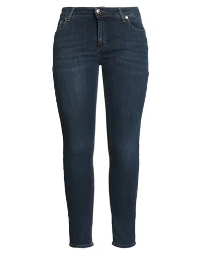 Siste's Woman Jeans Blue Size 12 Cotton, Elastane