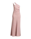 Siste's Woman Maxi Dress Antique Rose Size L Viscose, Nylon, Polyester In Pink