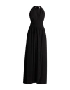 Siste's Woman Maxi Dress Black Size L Polyester, Elastane