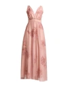 Siste's Woman Maxi Dress Blush Size S Polyester, Viscose In Pink