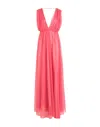 Siste's Long Dresses In Red