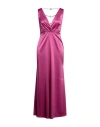 Siste's Woman Maxi Dress Mauve Size Xs Polyester, Elastane In Purple