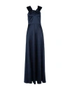Siste's Woman Maxi Dress Midnight Blue Size S Polyester, Cotton, Elastane
