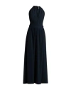 Siste's Woman Maxi Dress Midnight Blue Size M Polyester, Elastane
