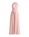 Siste's Woman Maxi Dress Pink Size L Polyester, Elastane In Pink