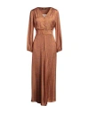 Siste's Woman Maxi Dress Rust Size M Polyester In Red